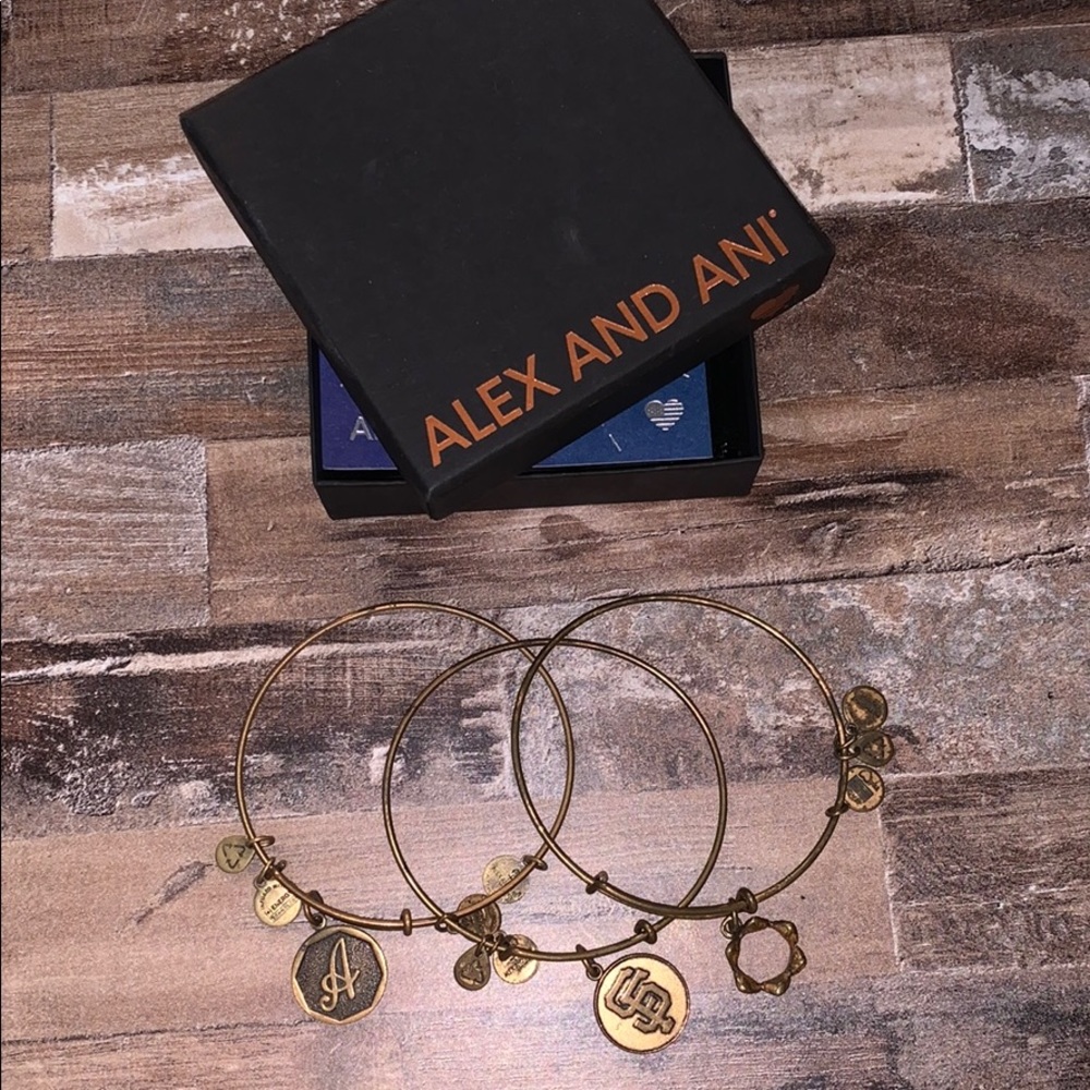 Set of Alex And Ani Bangles